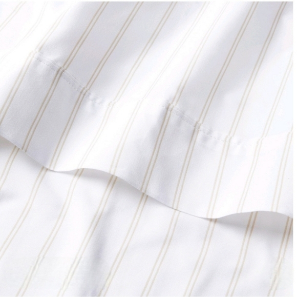 Threshold Ultra Soft Full Flat Sheet ~ Double Stripe ~ - Picture 3 of 16